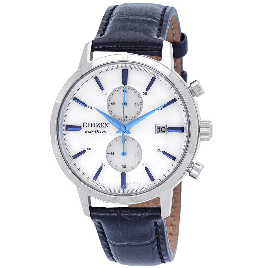 Citizen Core Collection Chronograph Quartz White Dial Men's Watch CA7069-16A - The Watches Men & Co