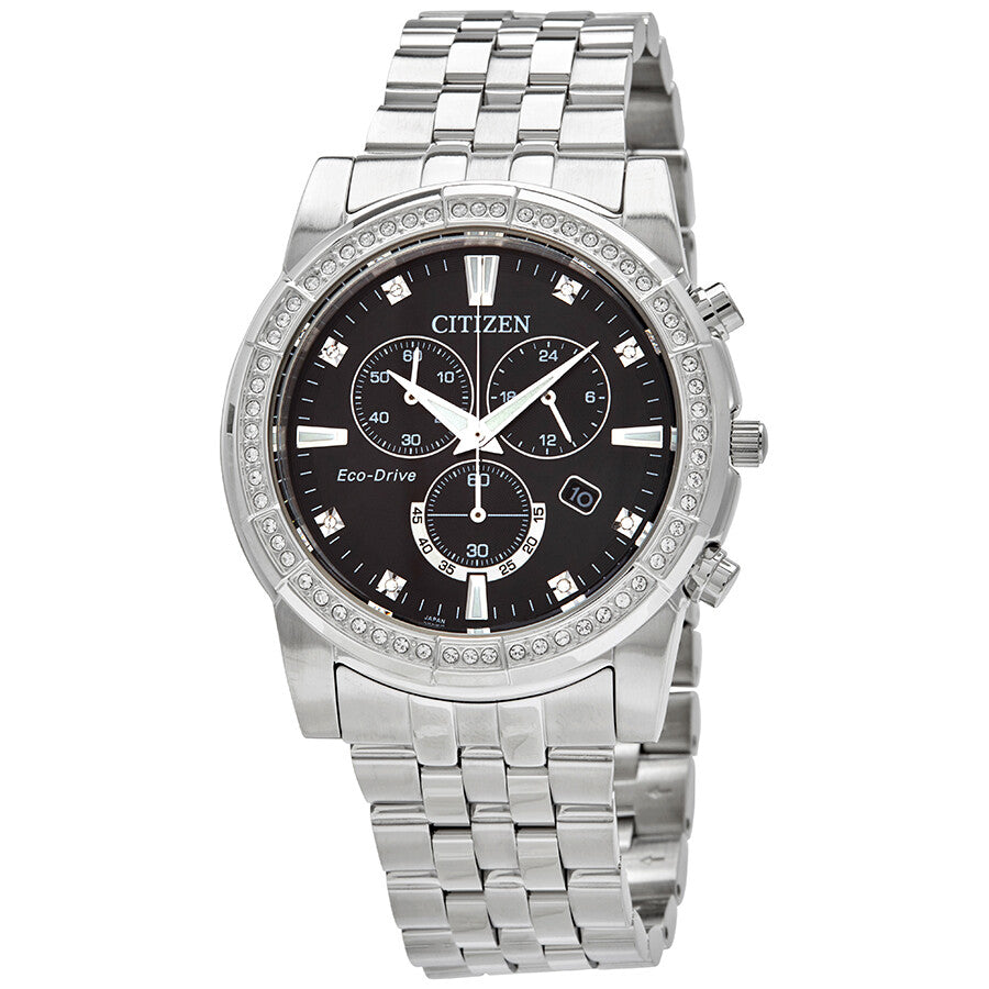 Citizen Corso Chronograph Black Dial Men's Watch AT2450-58E