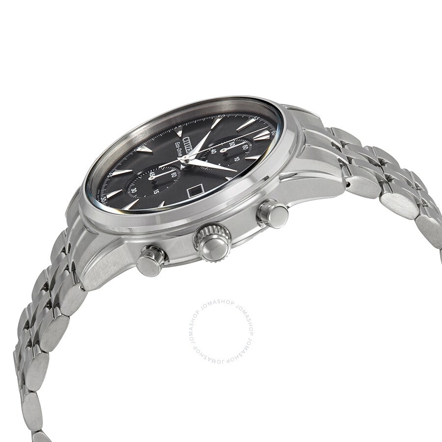 Citizen Corso Eco-Drive Chronograph Black Dial Men's Watch CA7000-55E