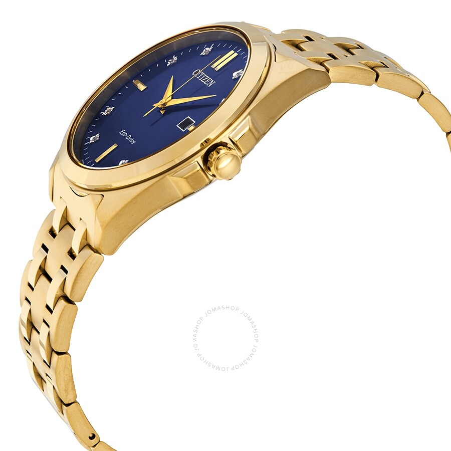 Citizen Corso Eco-Drive Diamond Blue Dial Watch BM7103-51L