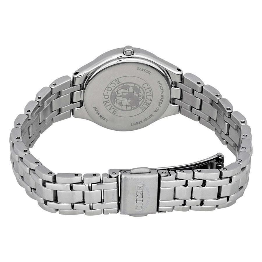 Citizen Corso Eco-Drive White Dial Stainless Steel Ladies Watch EW2480-59A