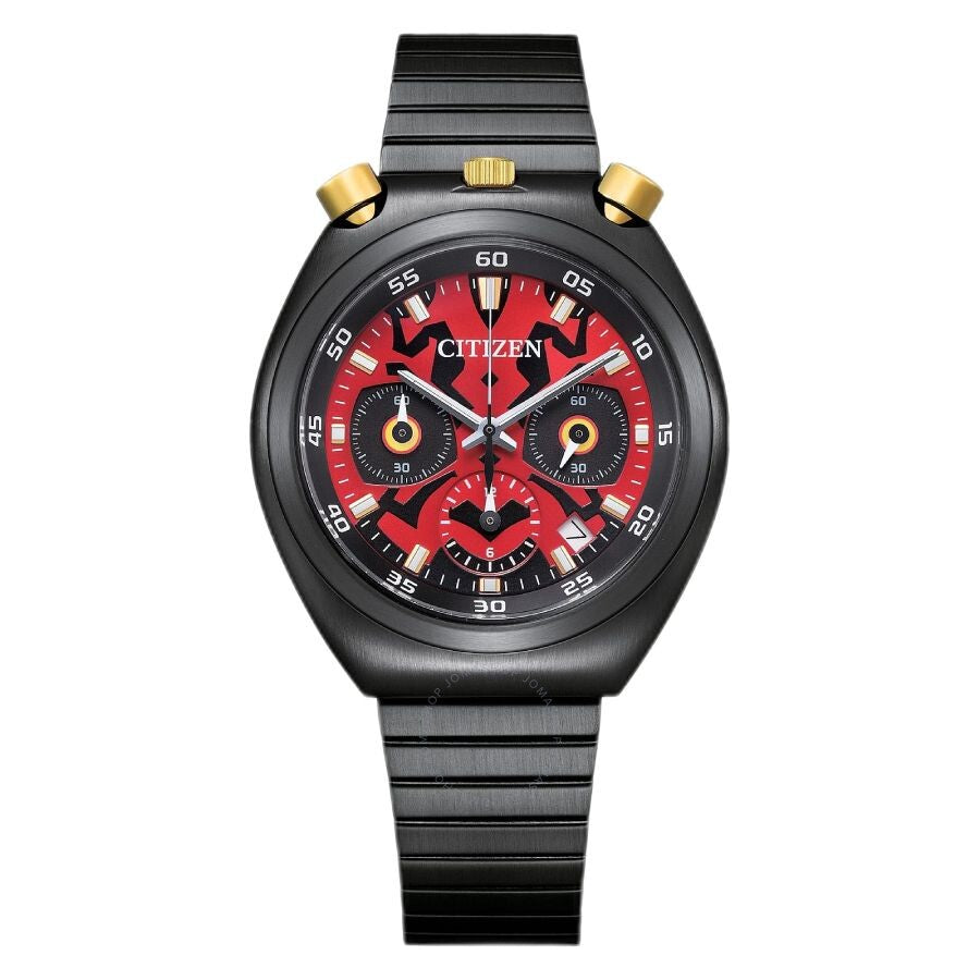 Citizen Darth Maul Chronograph Quartz Red Dial Men's Watch AN3668-55W - The Watches Men & Co