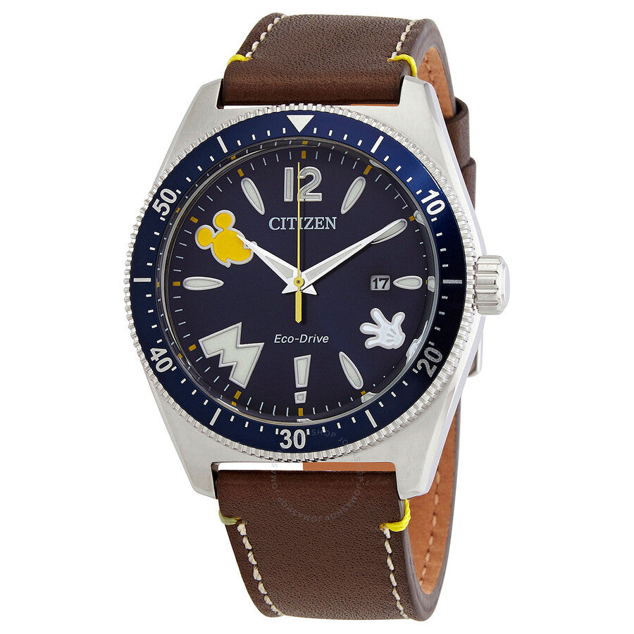 Citizen Disney Classic Blue Dial Men's Watch AW1599-00W - The Watches Men & Co