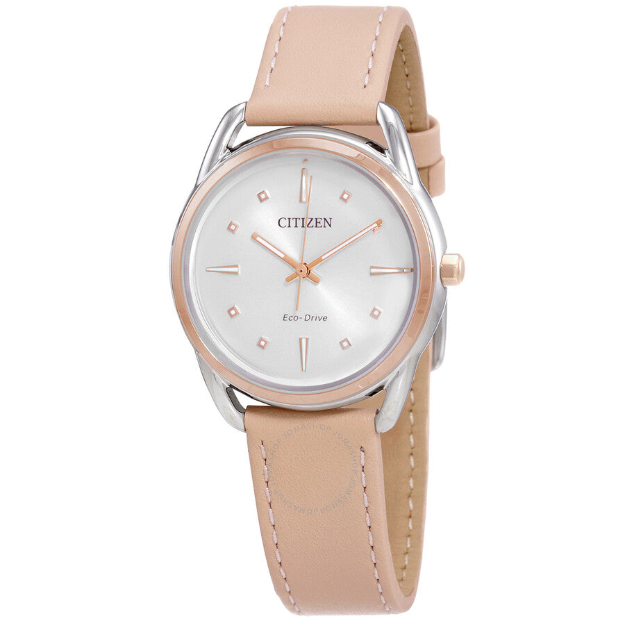 Citizen Dress Classics Silver Dial Ladies Watch FE7096-08A - The Watches Men & Co