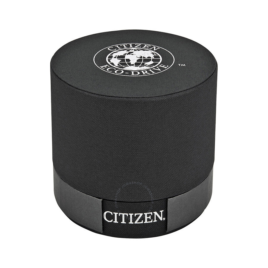 Citizen Drive Black Dial Chronograph Black Leather Men's Watch AT2233-05E