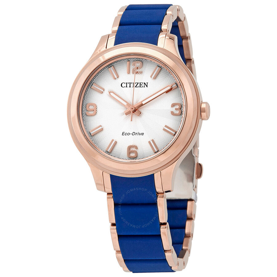 Citizen Drive Eco-Drive Silver Dial Ladies Watch FE7073-71A