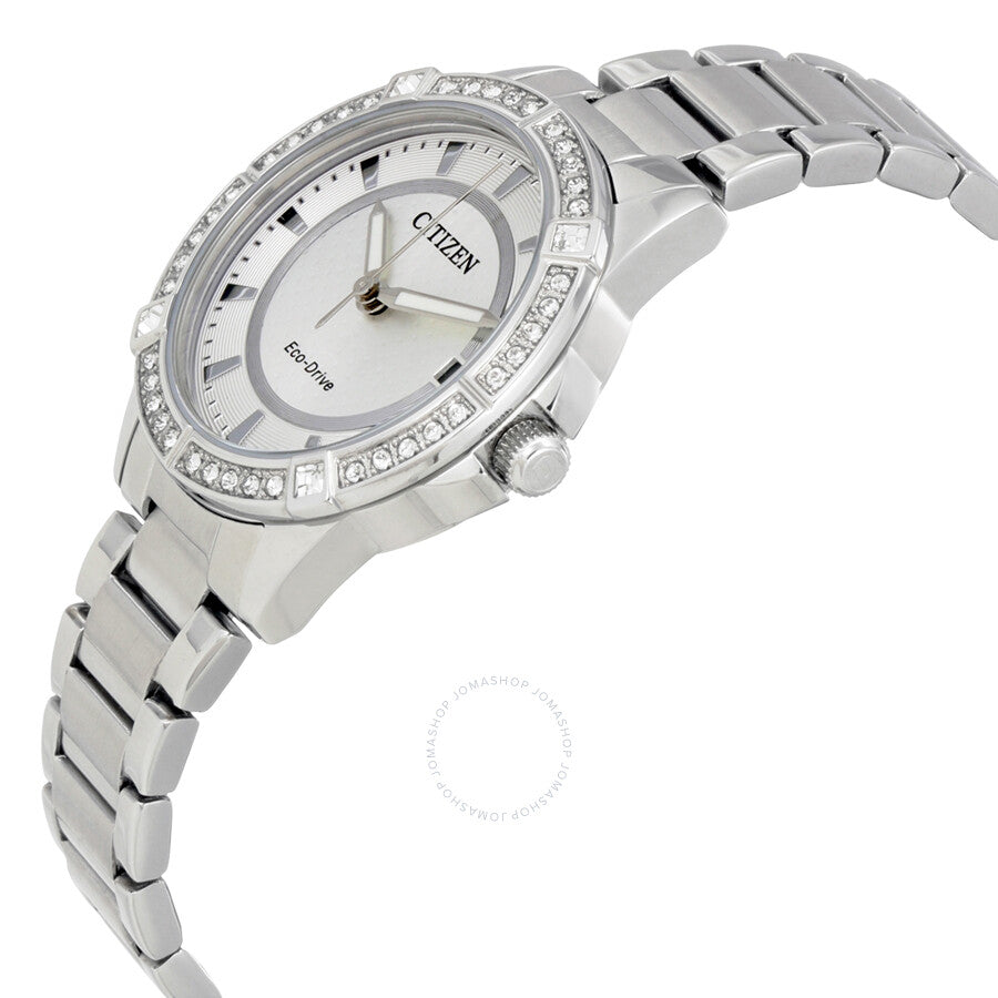 Citizen Drive Silver Dial Ladies Watch FE6060-51A