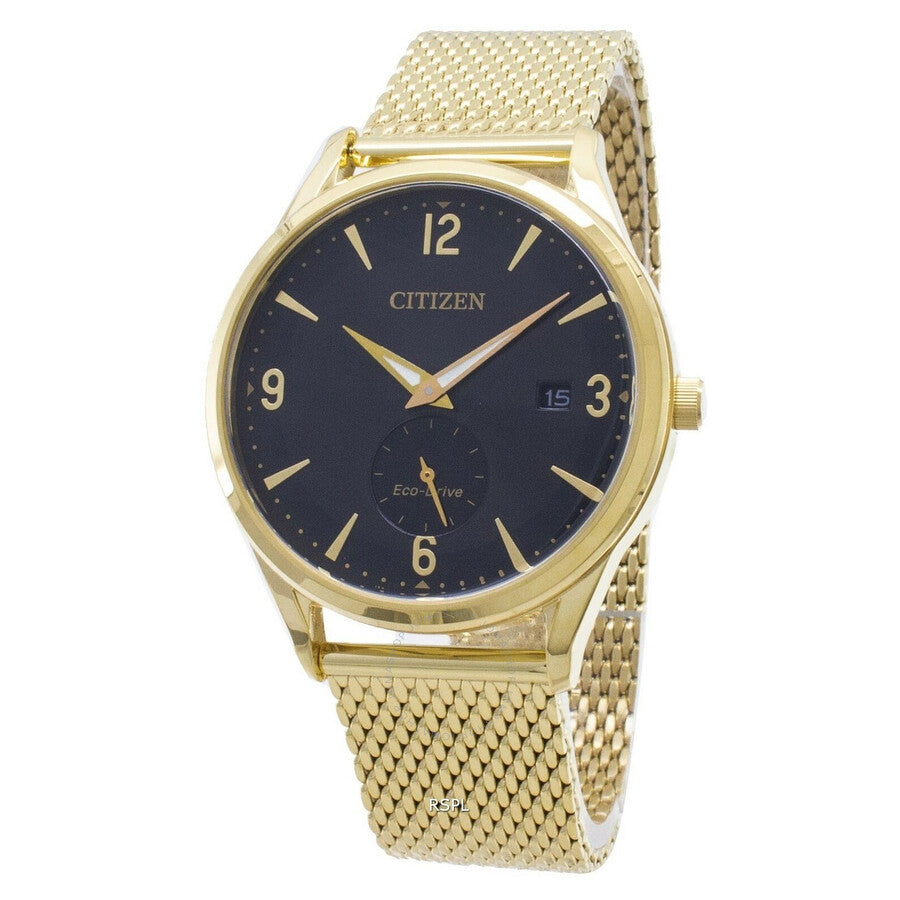 Citizen Eco-Drive Black Dial Gold-toneMens Watch BV1118-84E - The Watches Men & Co