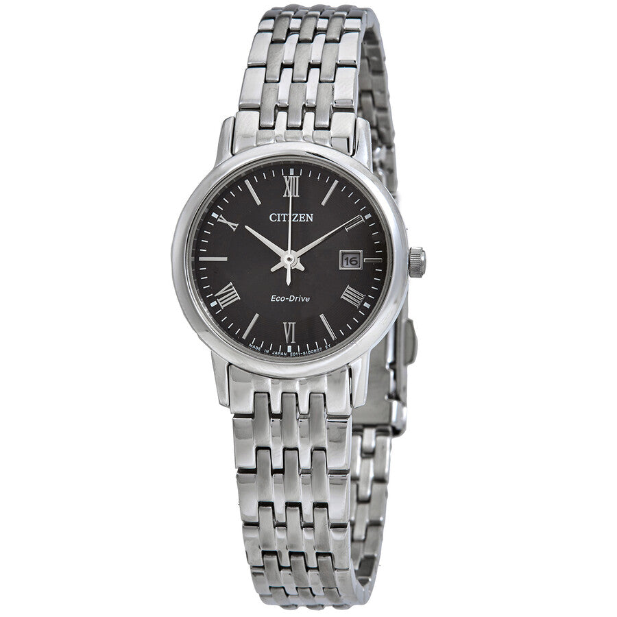 Citizen Eco-Drive Black Dial Ladies Watch EW1580-50E