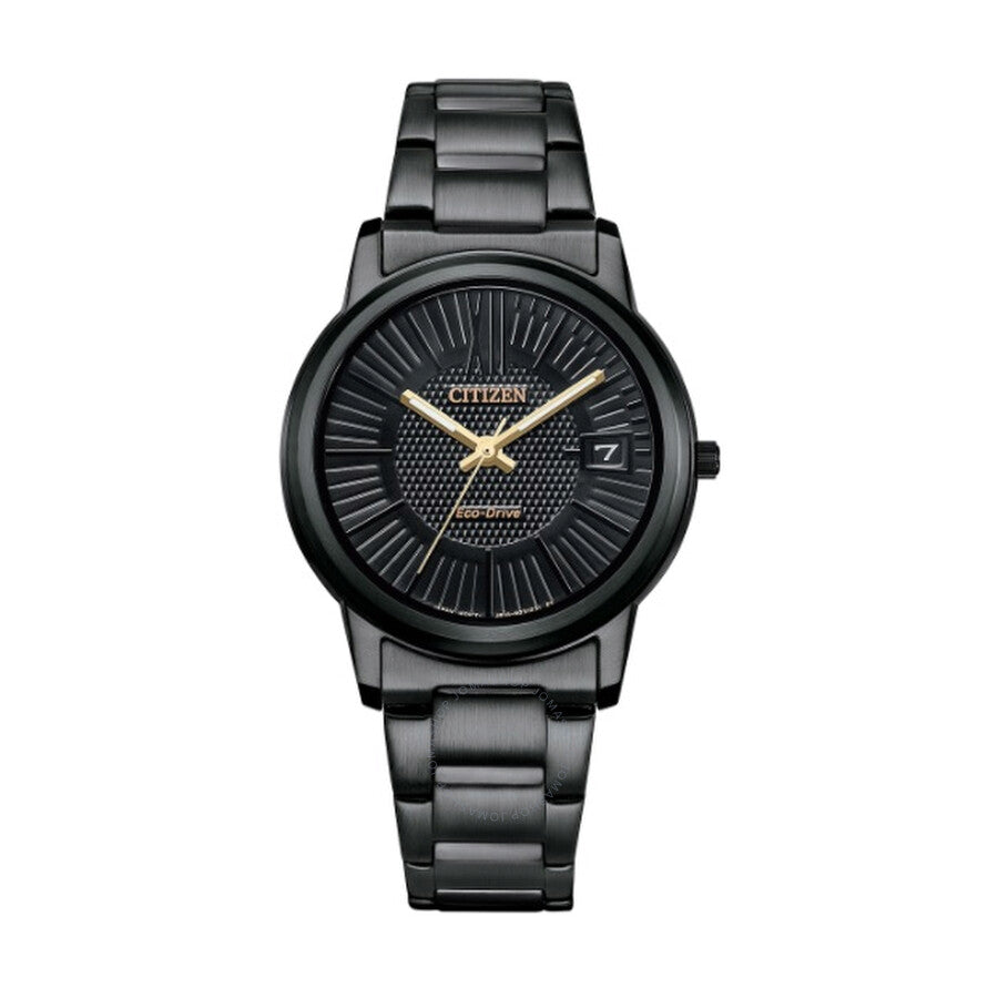 Citizen Eco-Drive Black Dial Ladies Watch FE6017-85E - The Watches Men & Co