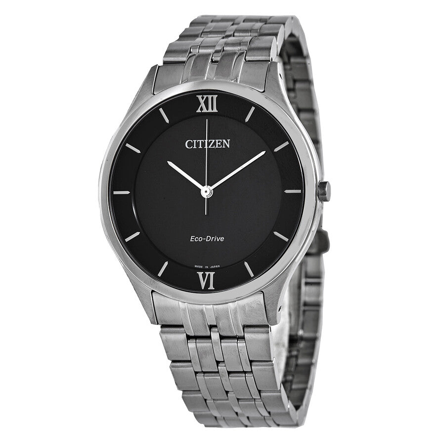Citizen Eco-Drive Black Dial Stainless Steel Men's Watch AR0070-51E