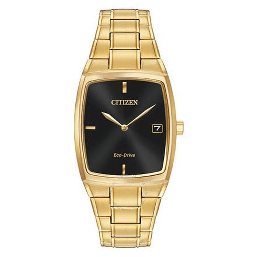 Citizen Eco-Drive Black Dial Stainless Steel Men's Watch AU1072-52E