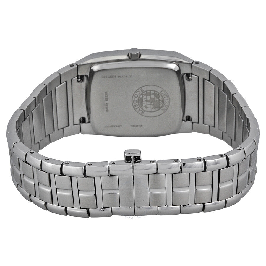 Citizen Eco Drive Black Dial Stainless Steel Men's Watch BM6550-58E