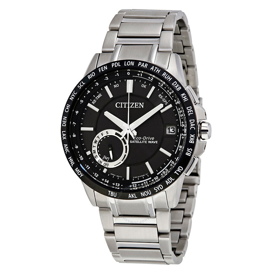 Citizen Eco Drive Black Dial Stainless Steel Men's Watch CC3005-85E