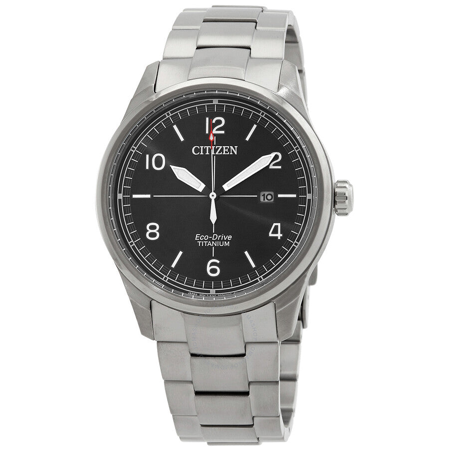 Citizen Eco-Drive Black Dial Watch BM7570-80E - The Watches Men & Co