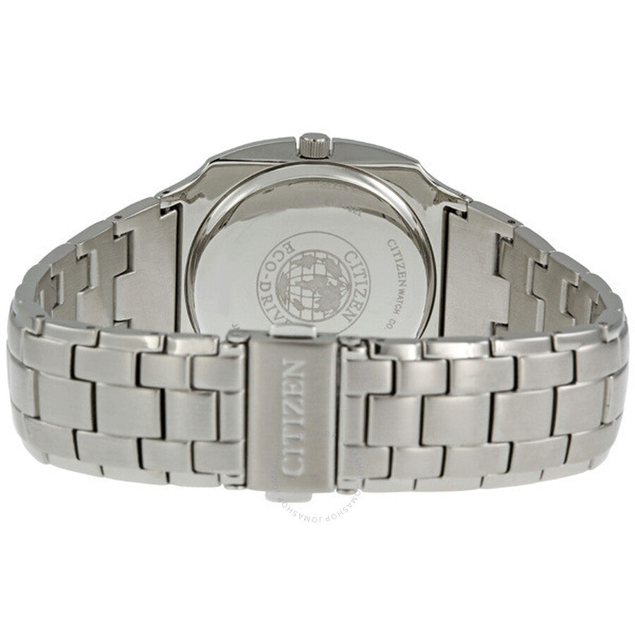 Citizen Eco Drive Reloj de hombre de acero inoxidable con esfera de diamante negro BM6010-55G