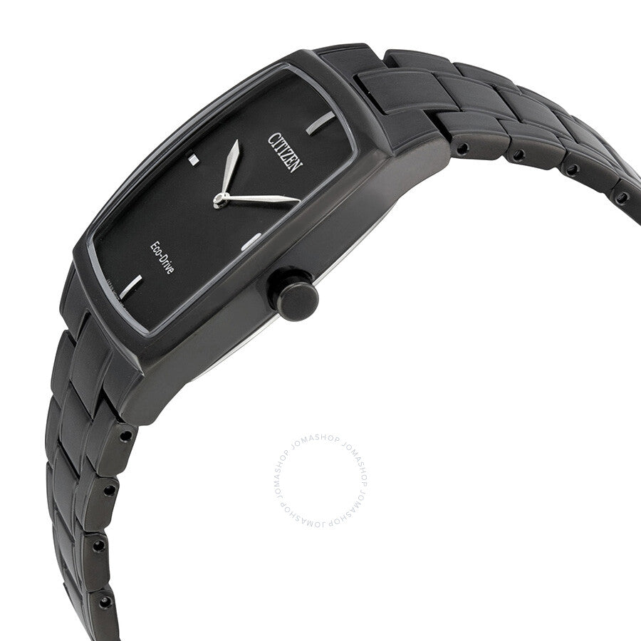 Citizen Eco-Drive Black Stainless Steel Men's Dress Watch AU1077-59H