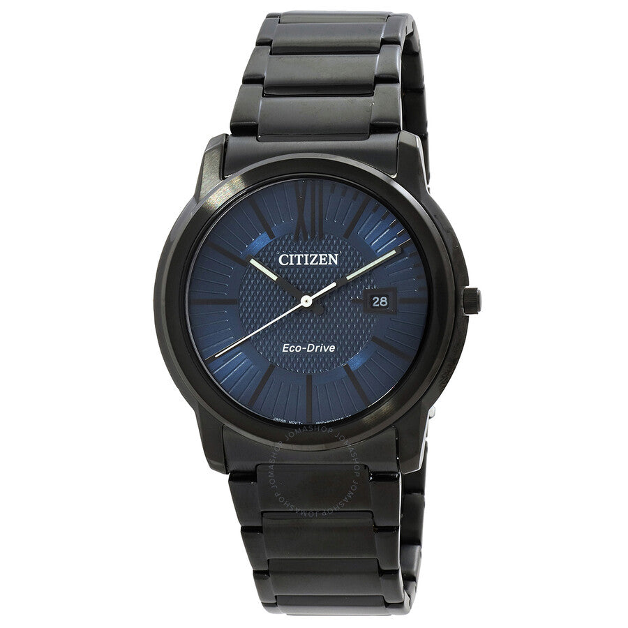 Citizen Eco-Drive Blue Dial Men's Watch AW1217-83L - The Watches Men & Co