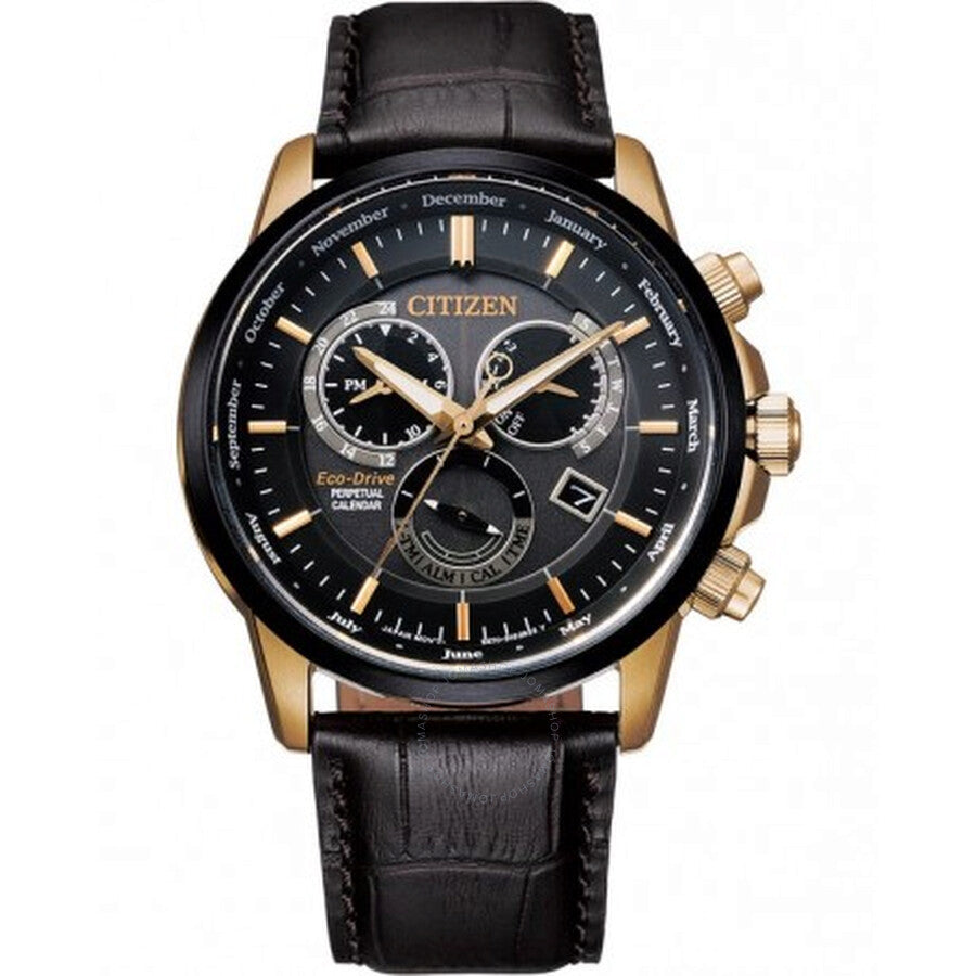 Citizen Eco-Drive Chronograph Black Dial Men's Watch BL8156-12E - The Watches Men & Co