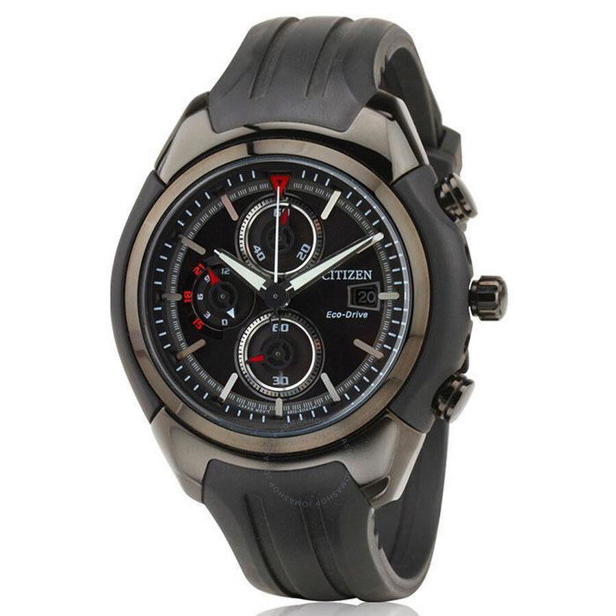 Reloj Citizen Eco Drive Cronógrafo Esfera Negra Hombre CA0285-01E