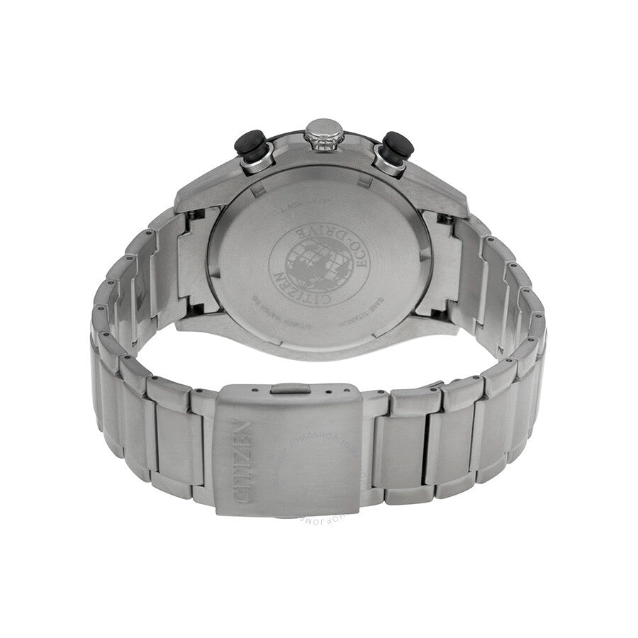 Citizen Eco Drive Chronograph Black Dial Men's Watch CA4240-82E