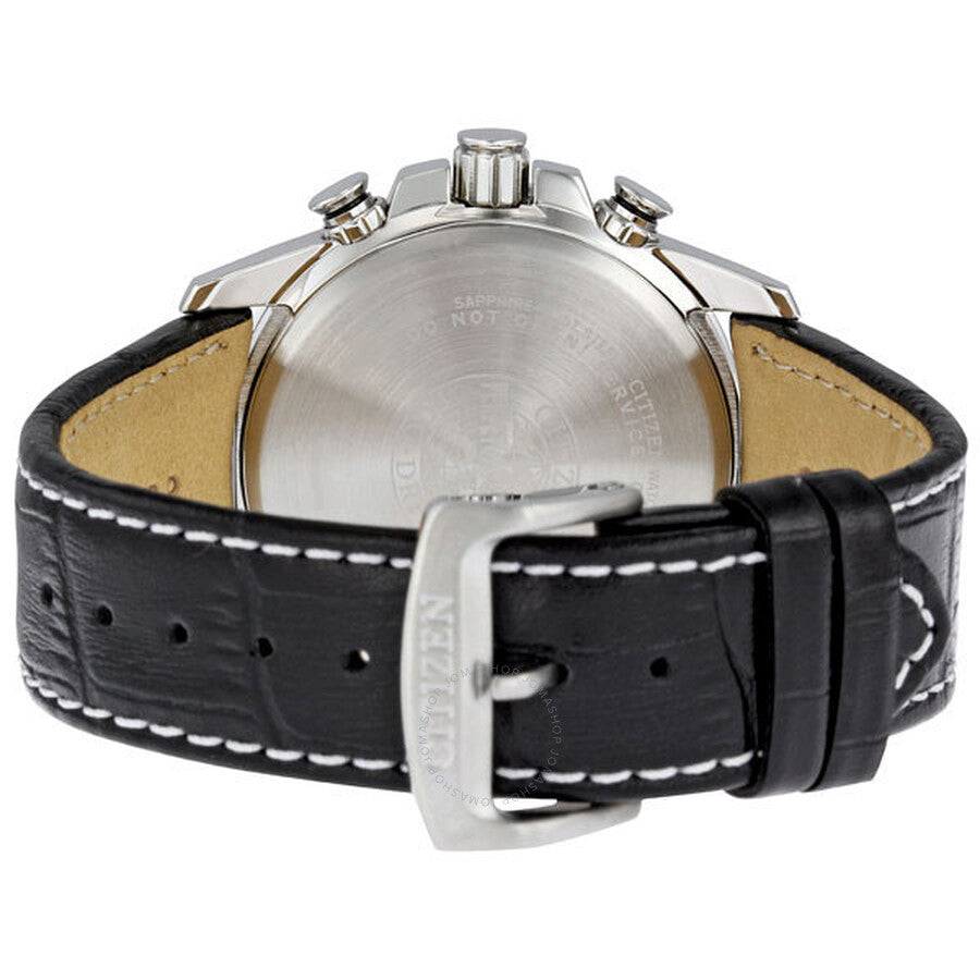 Citizen Eco Drive Chronograph Perpetual Calendar Black Dial Men's Watch AT4000-02E