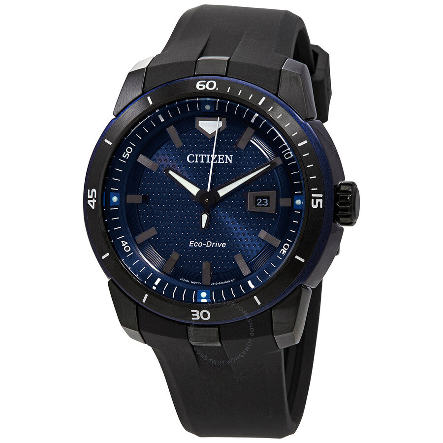 Citizen Eco-Drive Ecosphere Blue Dial Men's Watch AW1479-01L - The Watches Men & Co