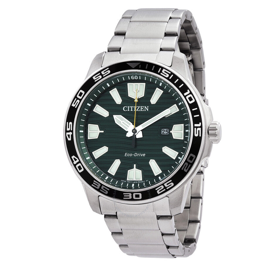 Citizen Eco-Drive Green Dial Men's Watch EW1701-56X - The Watches Men & Co