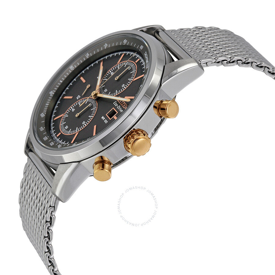 Citizen Eco-Drive Grey Dial Men's Watch CA0336-52H