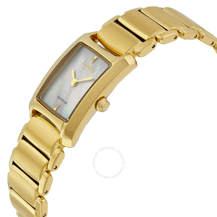 Citizen Eco-Drive Mother of Pearl Dial Ladies Watch EG2973-55D