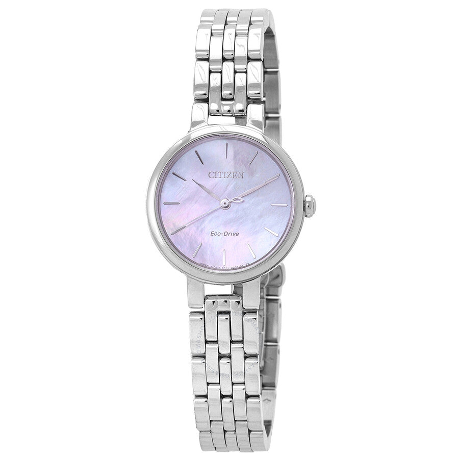 Citizen Eco-Drive Mother of Pearl Dial Ladies Watch EM0990-81Y - The Watches Men & Co