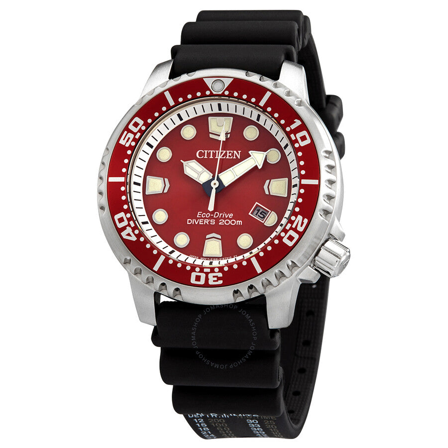 Citizen Eco-Drive Promaster Red Dial Men's Watch BN0159-15X - The Watches Men & Co