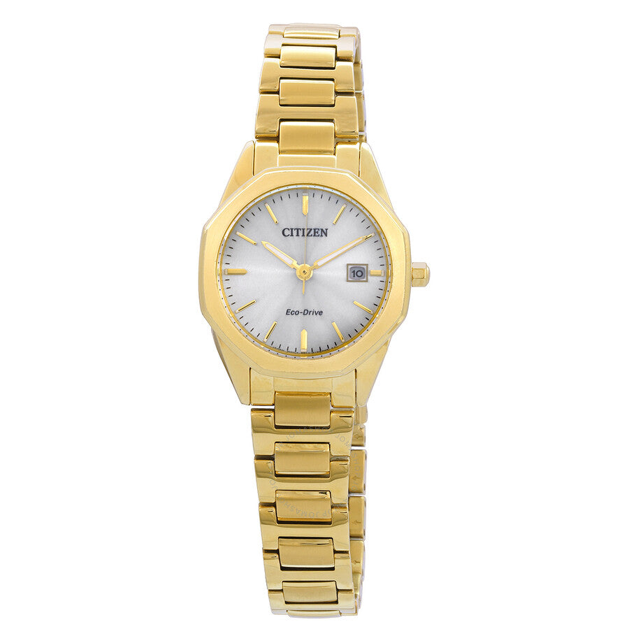 Citizen Eco-Drive Silver Dial Ladies Watch EW2582-59A - The Watches Men & Co