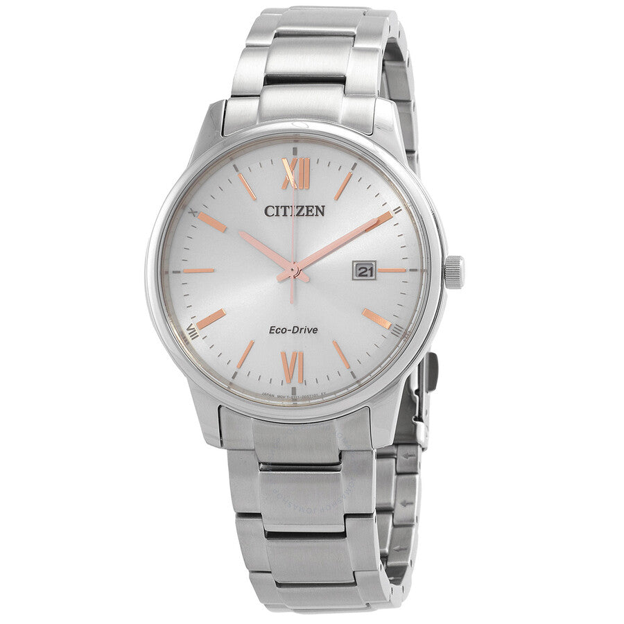 Citizen Eco-Drive Silver Dial Watch BM6978-77A - The Watches Men & Co
