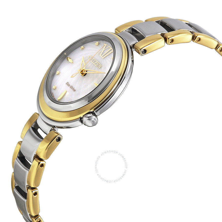 Citizen Eco Drive Sunrise Mother of Pearl Dial Ladies Watch EM0337-56D
