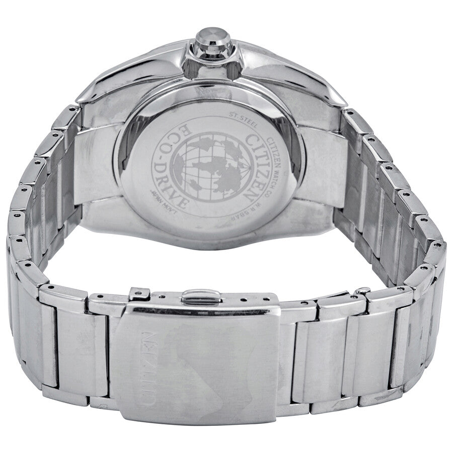 Citizen Eco-Drive White Dial Stainless Steel Men's Watch AW1010-57B
