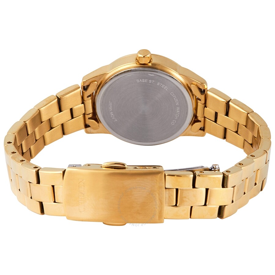 Reloj Citizen Elegance con esfera de nácar para mujer en tono dorado EU6072-56D