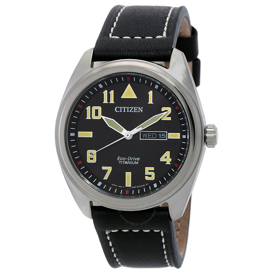 Citizen Garrison Eco-Drive Black Dial Men's Watch BM8560-29E - The Watches Men & Co