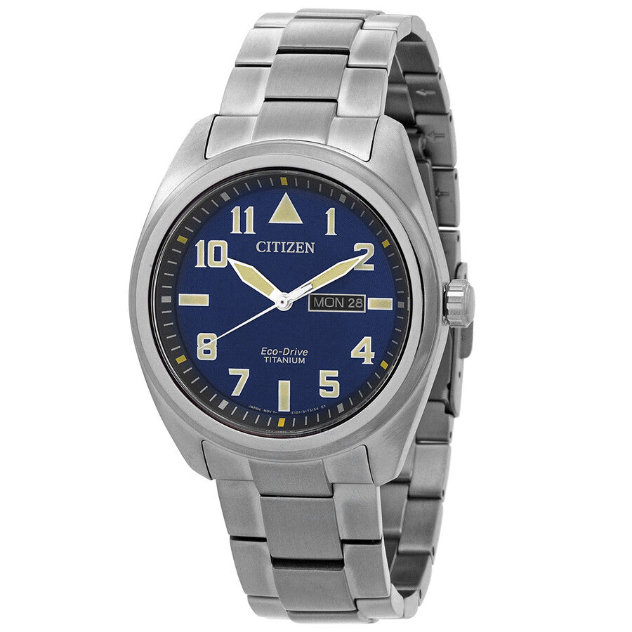 Citizen Garrison Eco-Drive Blue Dial Men's Watch BM8560-88L - The Watches Men & Co