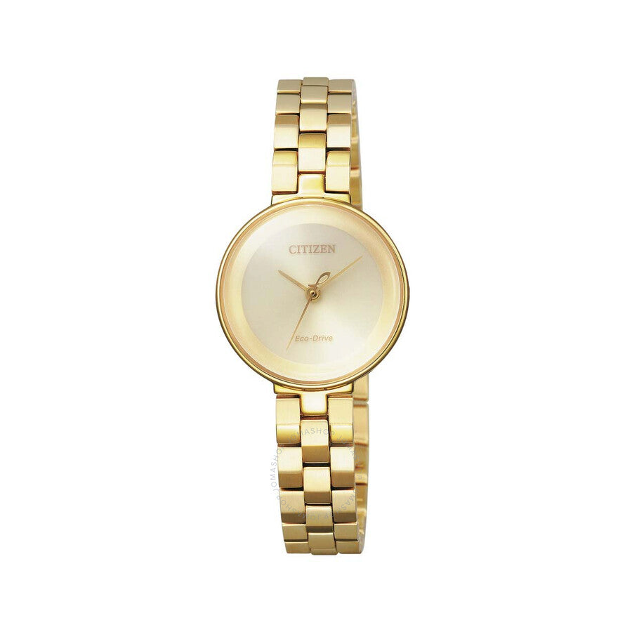 Citizen Gold Eco-Drive Dial Ladies Watch EW5502-51P - The Watches Men & Co