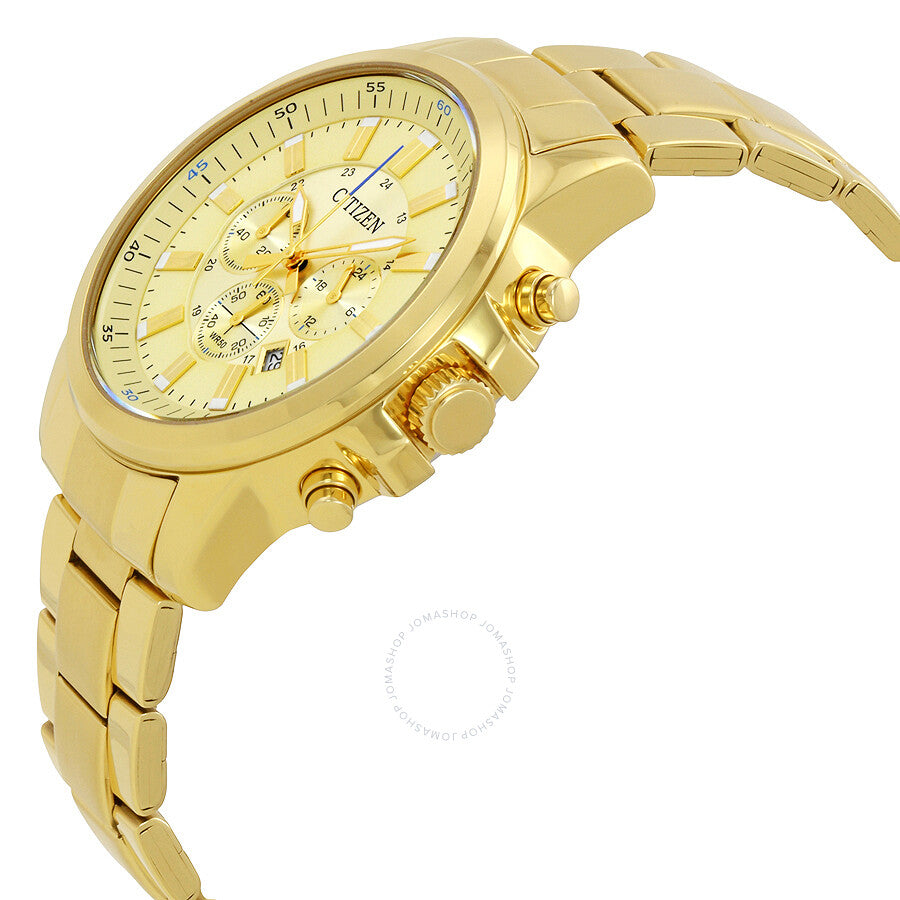 Citizen Gold Tone Dial Men's Chronograph Watch AN8083-51P