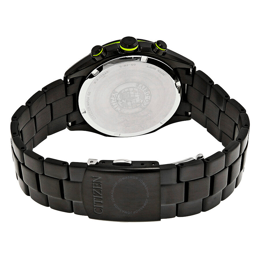 Citizen HTM Black Dial Black Ion-plated Men's Watch CA0435-51E
