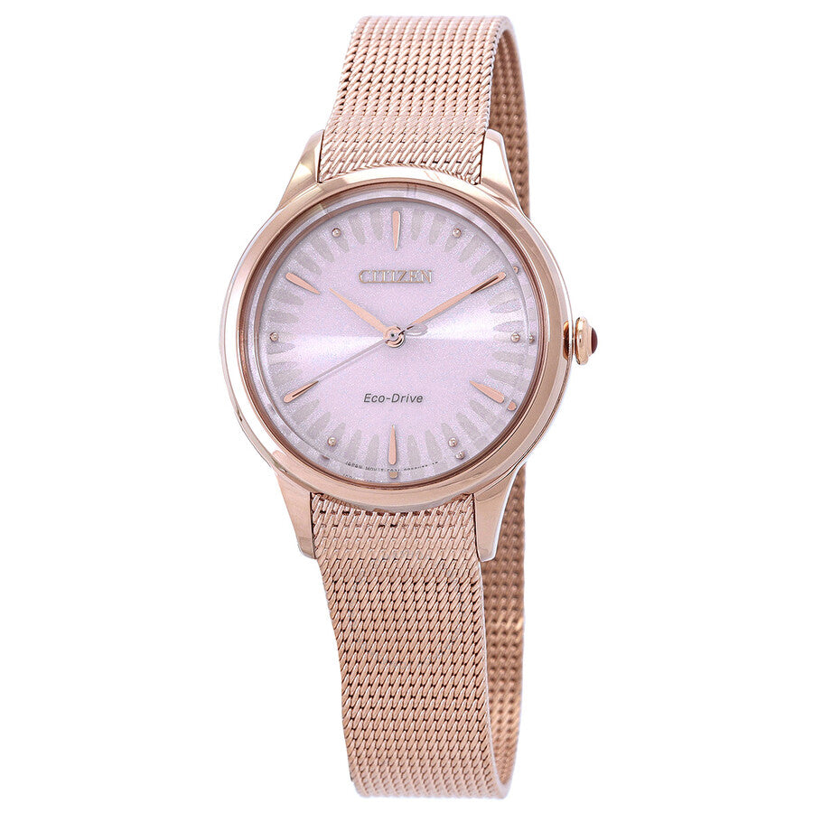 Citizen L Series Eco-Drive Ladies Watch EM0819-80X - The Watches Men & Co