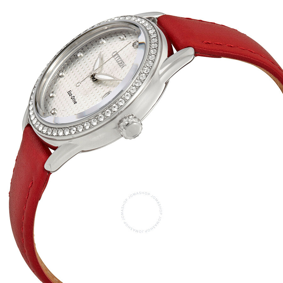 Citizen LTR Crystal Silver Dial Ladies Watch FE6110-04A