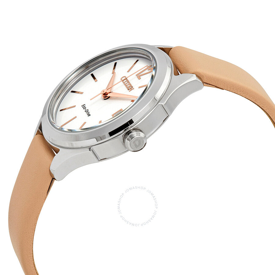 Citizen LTR - Long Term Relationship Eco-Drive White Dial Ladies Watch FE6140-03A