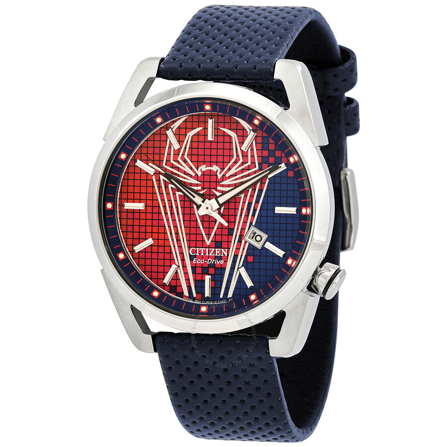 Citizen Marvel Red Dial Spider-man Men's Watch AW1680-03W - The Watches Men & Co