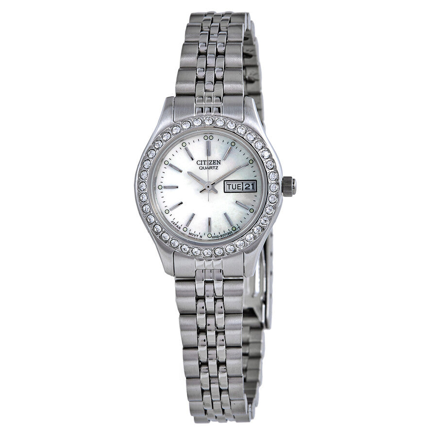 Citizen Mother of Pearl Dial Quartz Ladies Watch EQ0530-51D