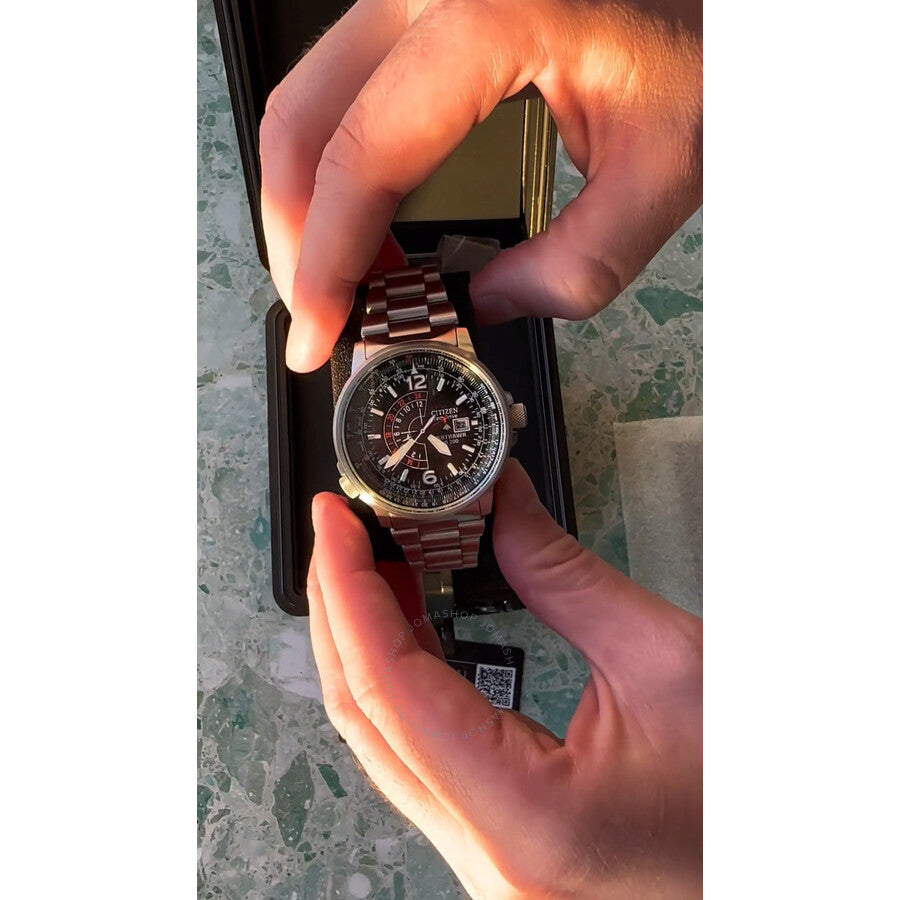 Citizen Nighthawk Eco-Drive Pilot Watch Men's Watch BJ7000-52E