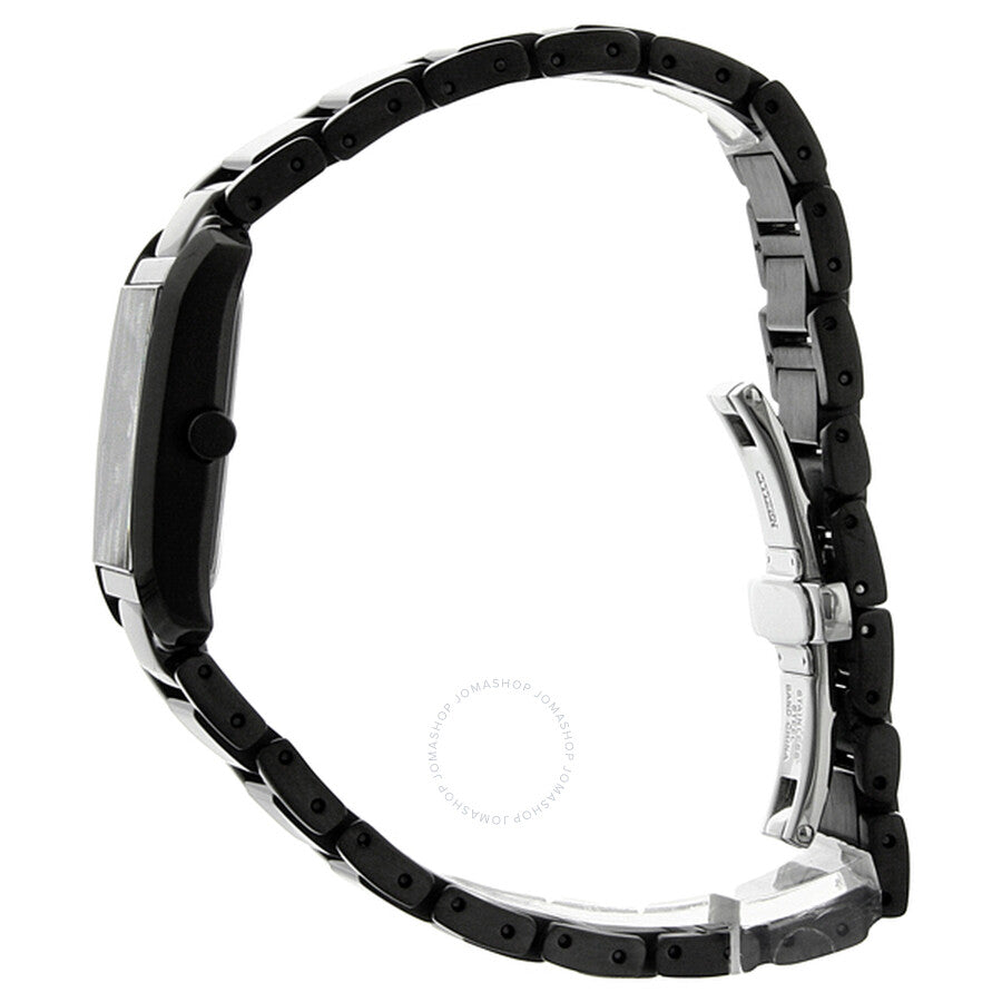 Reloj Citizen Palidoro Diamond Black Dial Black IP Acero Inoxidable Mujer EX1077-51E