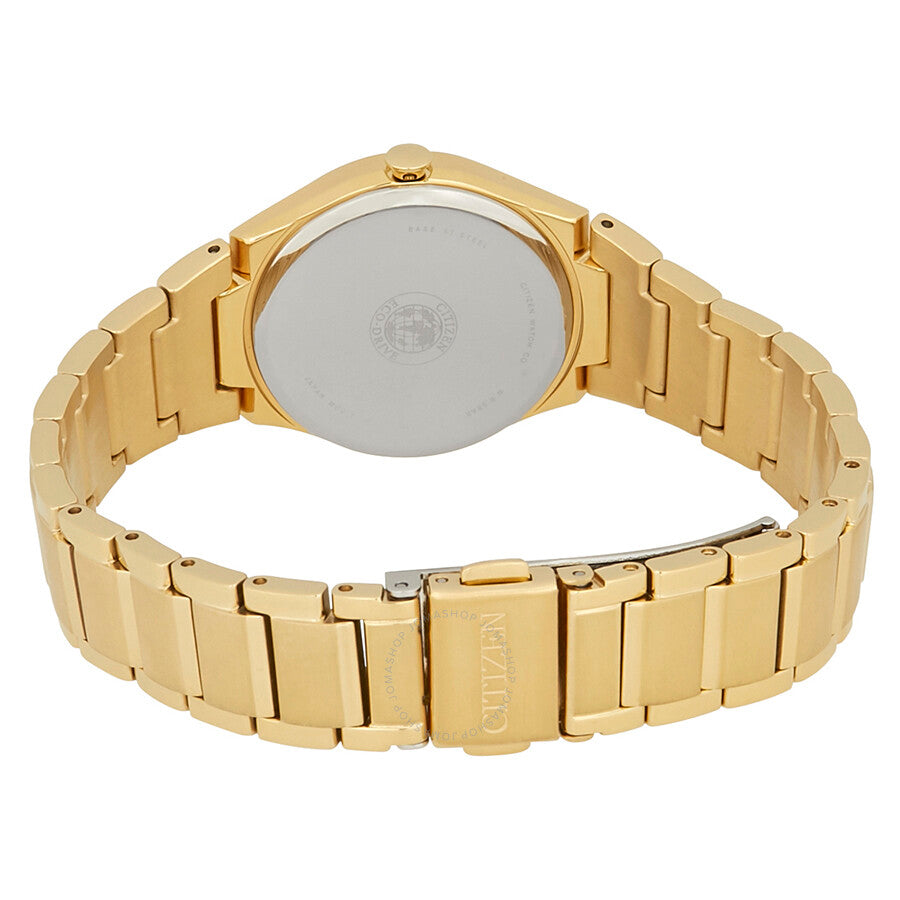 Citizen Paradigm Champagne Dial Yellow Gold-tone Ladies Watch FE2092-57P